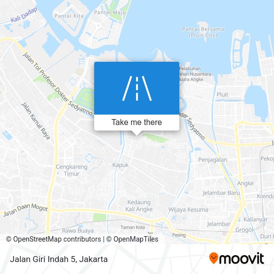 Jalan Giri Indah 5 map