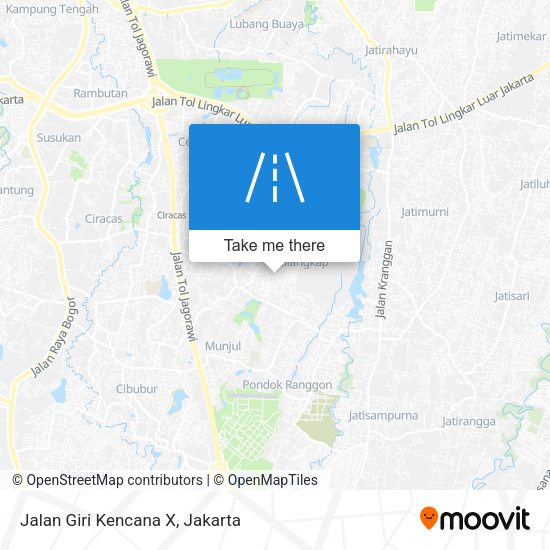 Jalan Giri Kencana X map