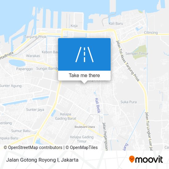 Jalan Gotong Royong I map