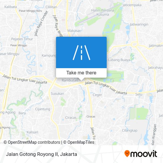 Jalan Gotong Royong II map