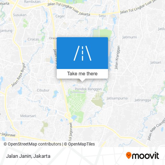 Jalan Janin map