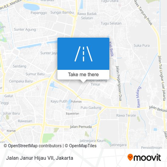 Jalan Janur Hijau VII map