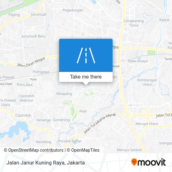 Jalan Janur Kuning Raya map