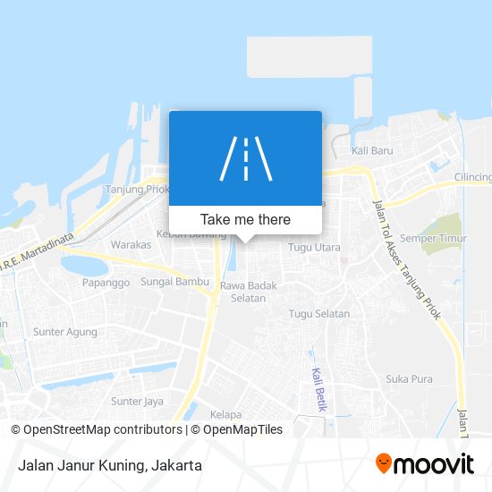 Jalan Janur Kuning map