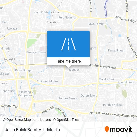 Jalan Bulak Barat VII map