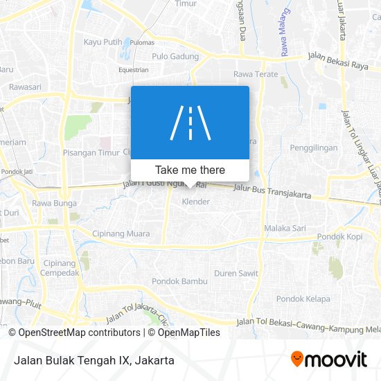 Jalan Bulak Tengah IX map