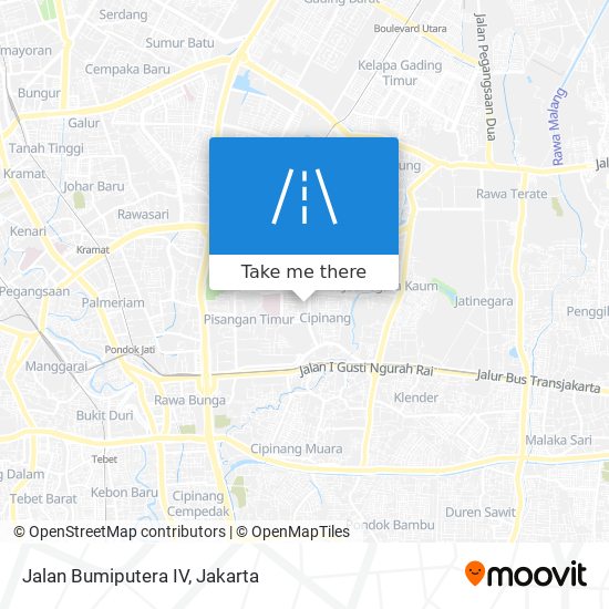 Jalan Bumiputera IV map