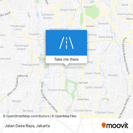 Jalan Dasa Raya map