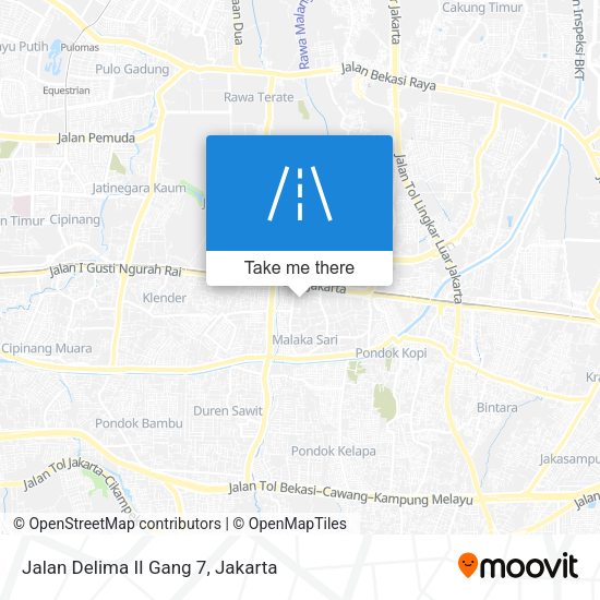 Jalan Delima II Gang 7 map