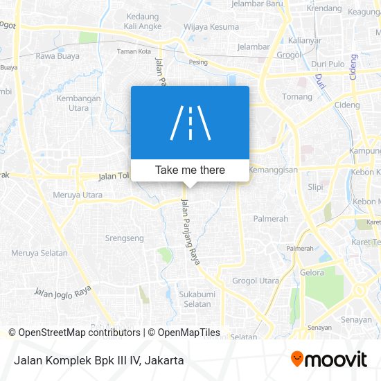 Jalan Komplek Bpk III IV map