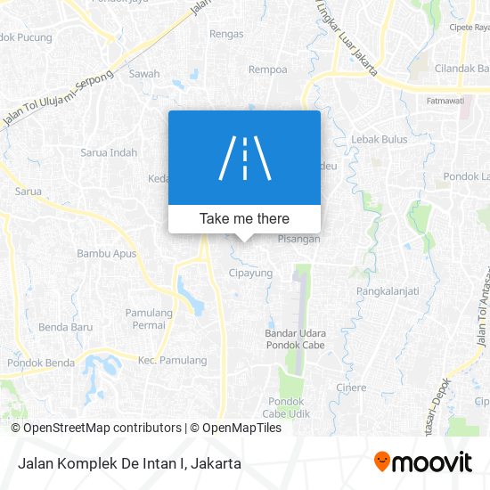 Jalan Komplek De Intan I map