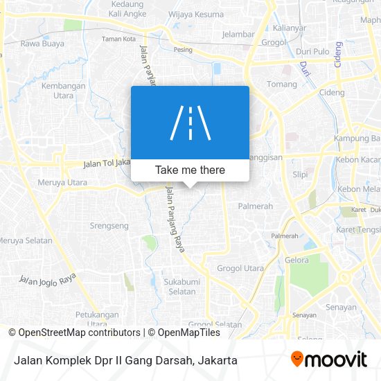 Jalan Komplek Dpr II Gang Darsah map