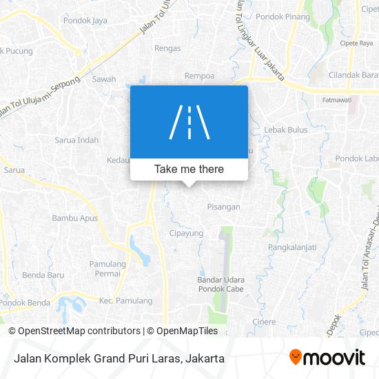 Jalan Komplek Grand Puri Laras map