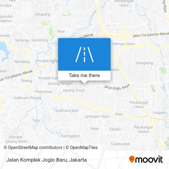 Jalan Komplek Joglo Baru map