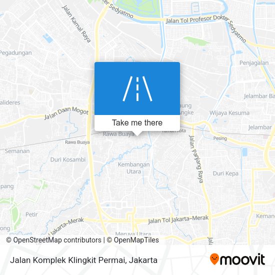 Jalan Komplek Klingkit Permai map