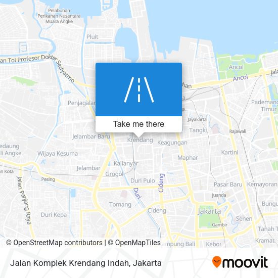 Jalan Komplek Krendang Indah map