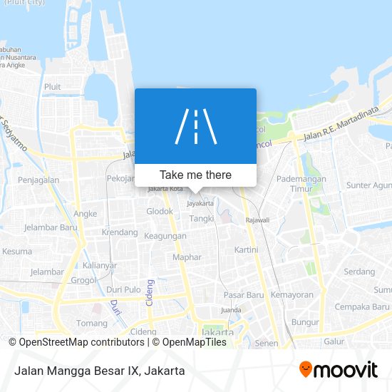 Jalan Mangga Besar IX map