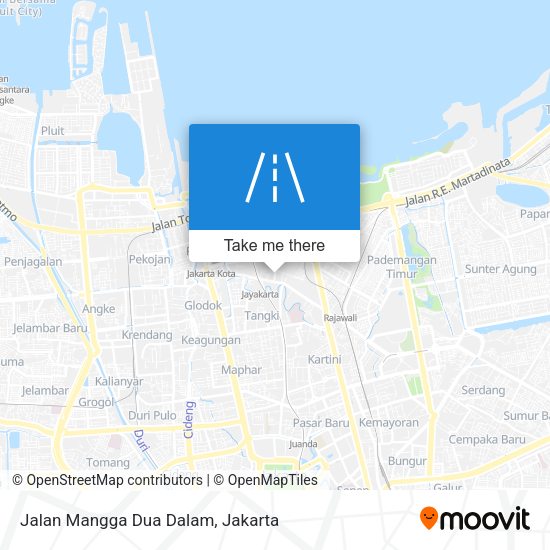 Jalan Mangga Dua Dalam map