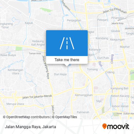 Jalan Mangga Raya map