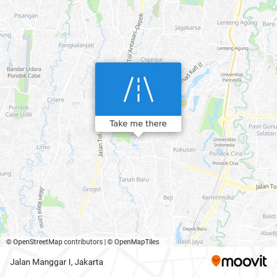 Jalan Manggar I map