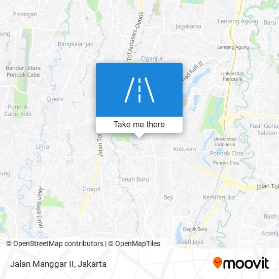 Jalan Manggar II map