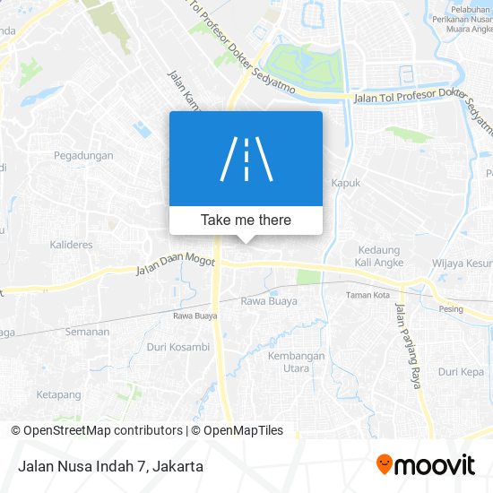 Jalan Nusa Indah 7 map