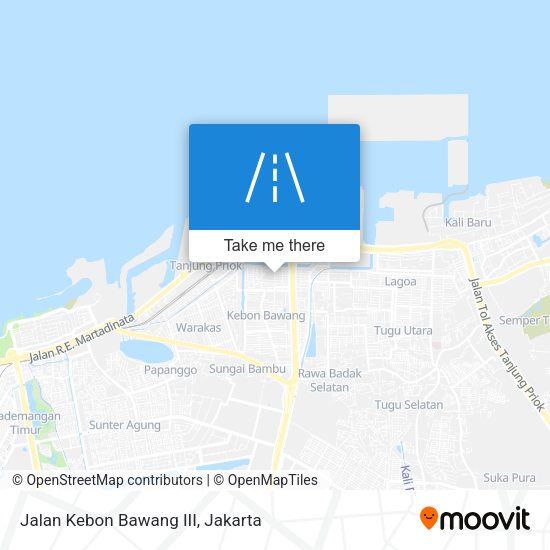 Jalan Kebon Bawang III map