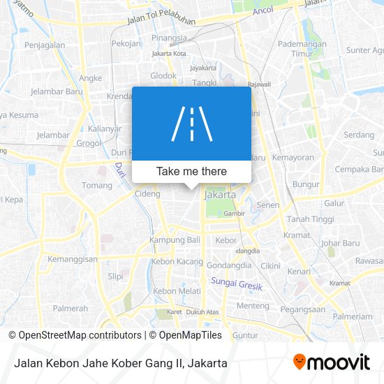 Jalan Kebon Jahe Kober Gang II map