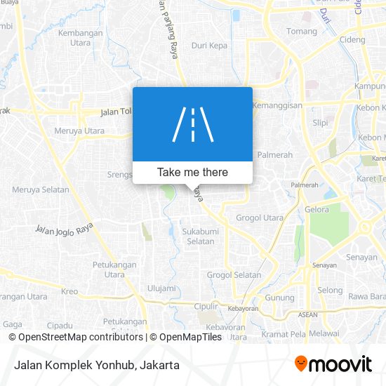 Jalan Komplek Yonhub map