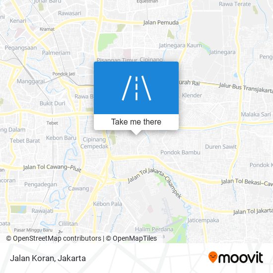 Jalan Koran map