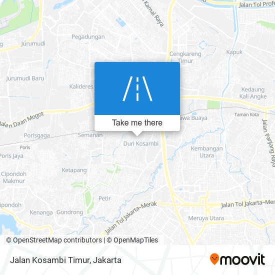 Jalan Kosambi Timur map