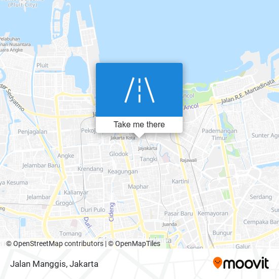 Jalan Manggis map