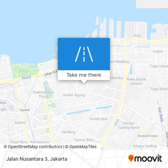 Jalan Nusantara 3 map