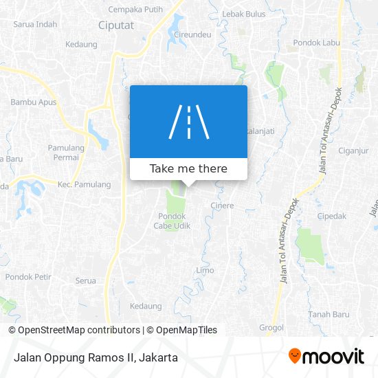 Jalan Oppung Ramos II map