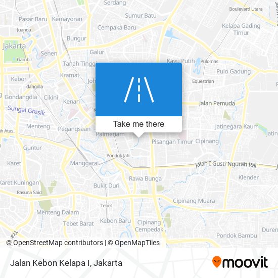 Jalan Kebon Kelapa I map