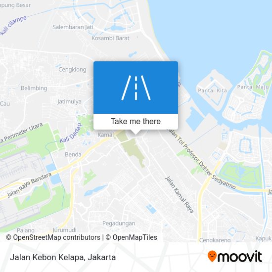 Jalan Kebon Kelapa map