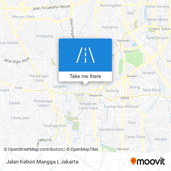 Jalan Kebon Mangga I map