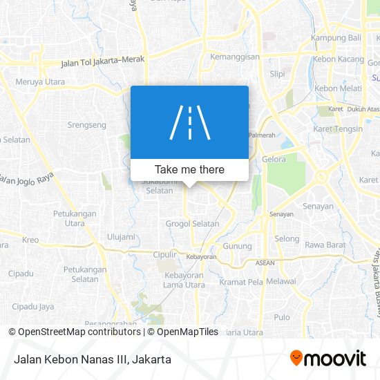 Jalan Kebon Nanas III map