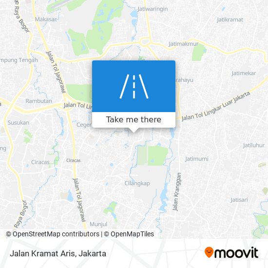 Jalan Kramat Aris map