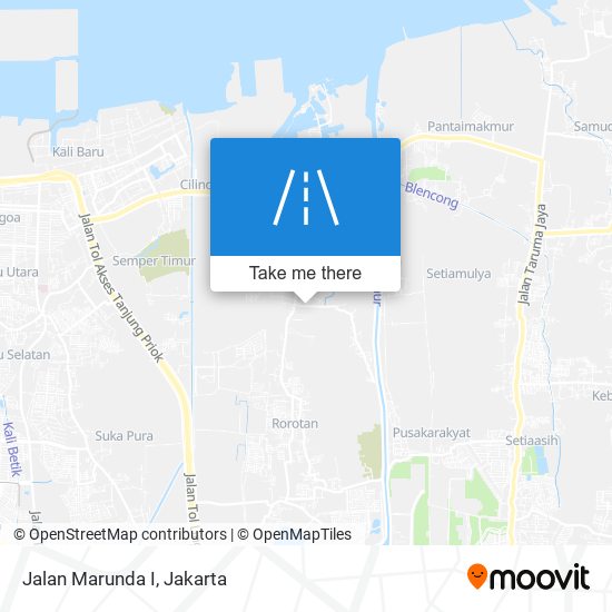 Jalan Marunda I map