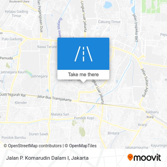 Jalan P. Komarudin Dalam I map