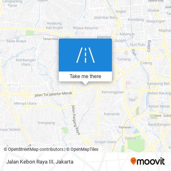 Jalan Kebon Raya III map