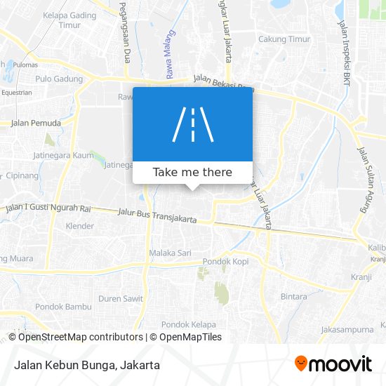 Jalan Kebun Bunga map