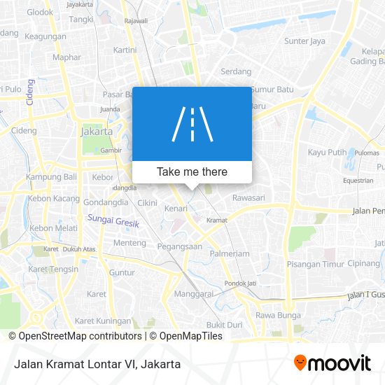 Jalan Kramat Lontar VI map