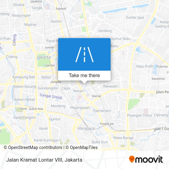 Jalan Kramat Lontar VIII map