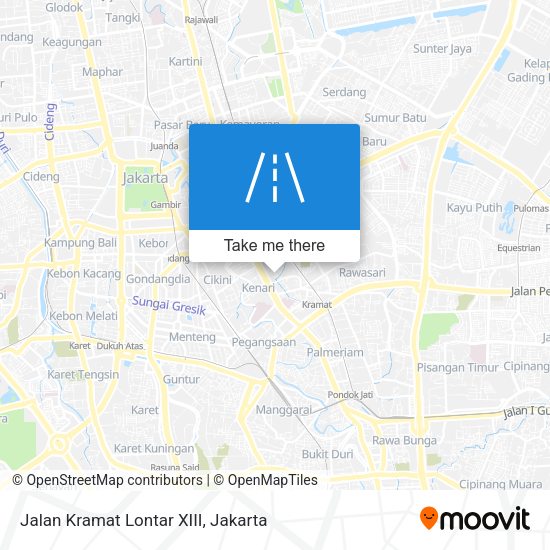 Jalan Kramat Lontar XIII map