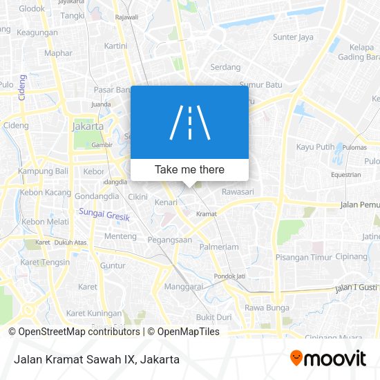 Jalan Kramat Sawah IX map