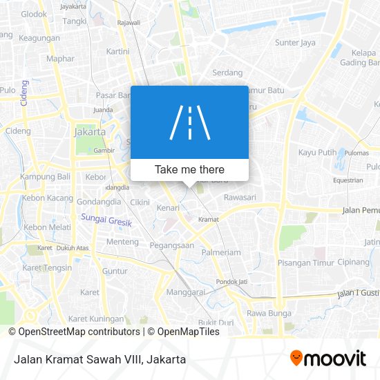Jalan Kramat Sawah VIII map