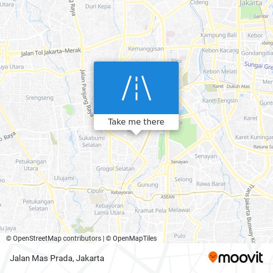 Jalan Mas Prada map