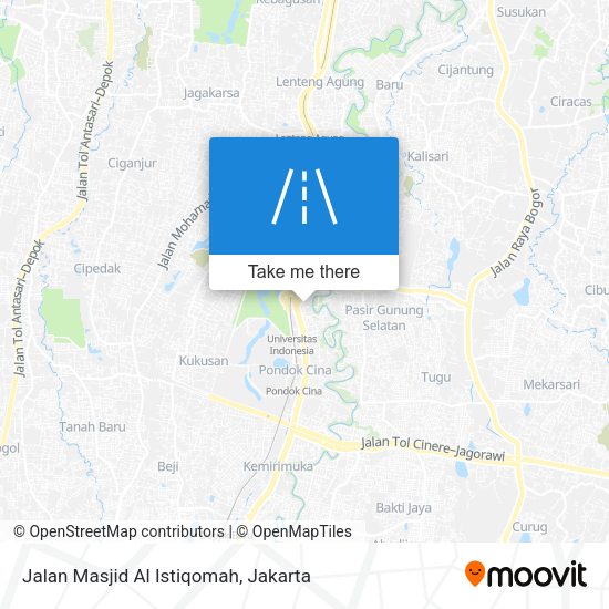 Jalan Masjid Al Istiqomah map